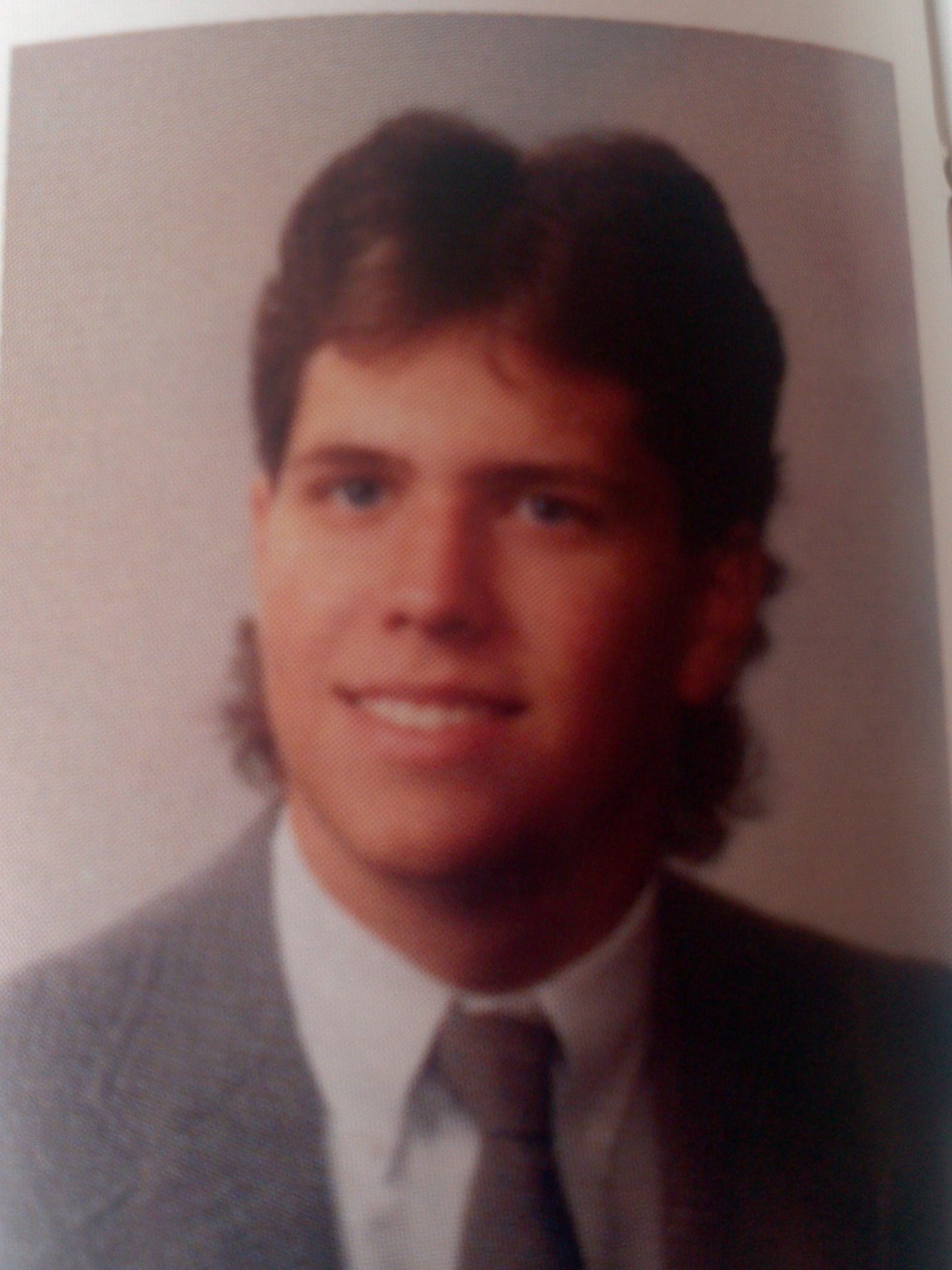 Mullet man. Senior
